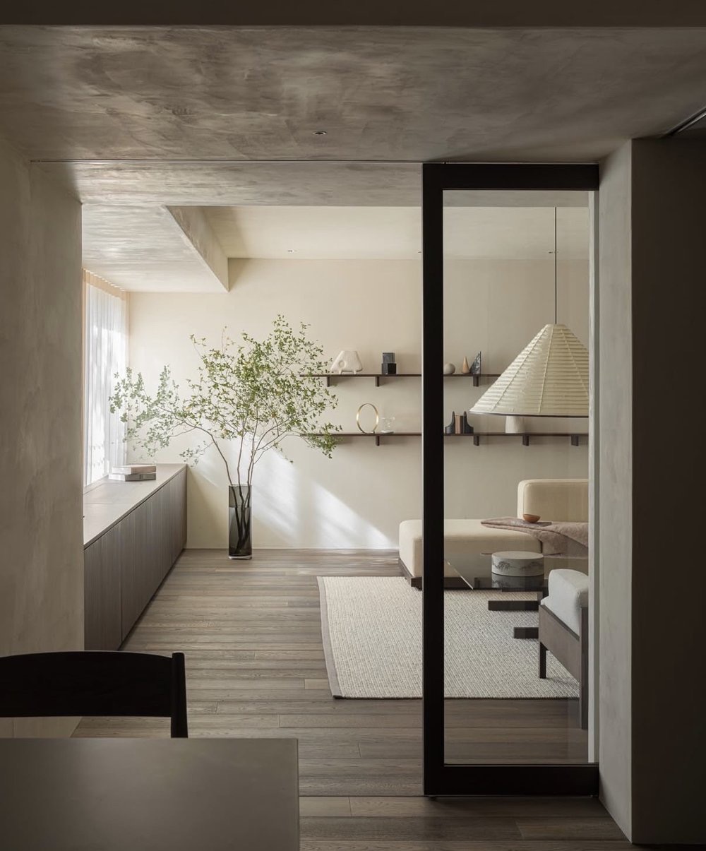 A quiet, naturally finished Amazing Grace interior